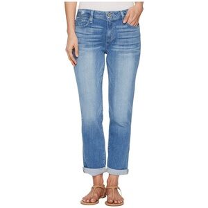 NWT Paige Jimmy Jimmy Transcend Vintage High Rise Crop Boyfriend Jeans Atterbury